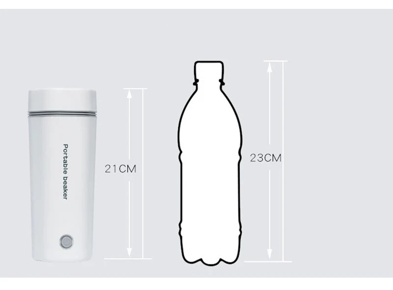 220V 110V 24V 12V Car Home Electric Thermos Bottles EU US UK Plug Portable Outdoor Travel Boil Water Coffee Flasks Kettle