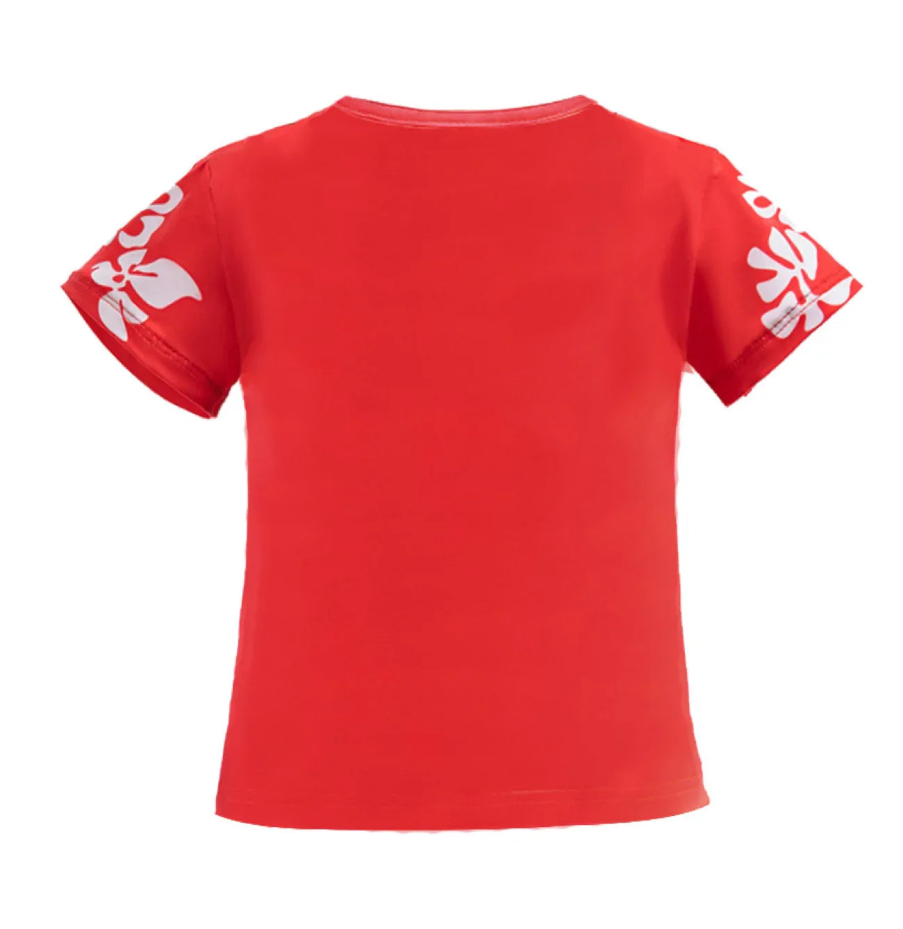 Costume Lilo pour enfant, Halloween, Cosplay, salopette en jean et chemise à imprimé feuilles rouges, ensemble de 2 pièces, costume de carnaval pour fille