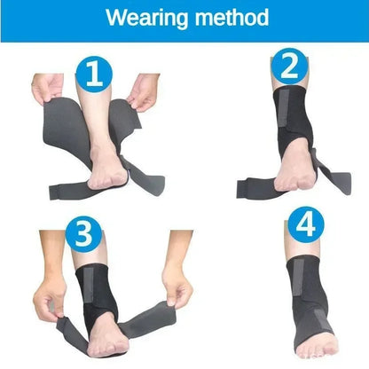 Orthèse de pied tombant réglable, Stabilisateur d'entorse, Protecteur de pied, Rinçage droit, Ration d'hémiplégie, Organiseur d'organes génitaux