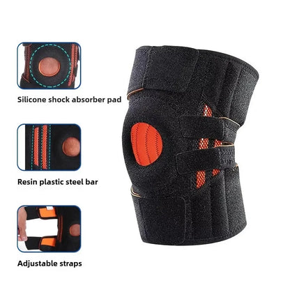 1PC genouillère orthopédique genouillère soutien douleur articulaire Relif rotule protecteur réglable Sport genouillère garde ménisque Ligament