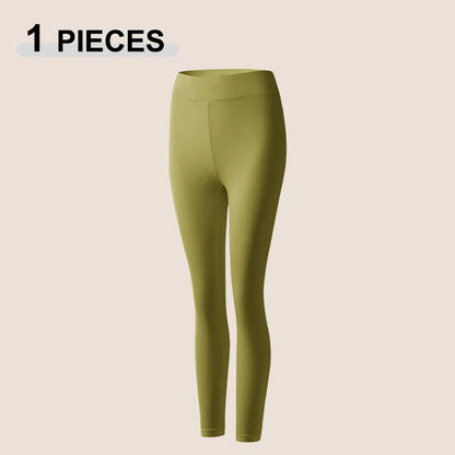 Women's Winter Thermal Underwear, Seamless, Ultra-thin, Single Layer, Shaping, Long Johns, Sexy Ladies Lingerie, L-XL