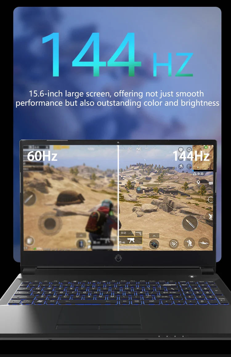 Genmachine Laptop Computer Intel i9 11900H 15.6” 144Hz NVIDIA GeForce RTX 3060 DDR4 M.2 2280 NVME SSD Business Gaming Laptops