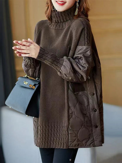 Ladies Sweater Autumn Winter New Casual Long Sleeve Turtleneck Knit Sweaters Tops Korean Fashion Loose Women's Sweater Pullovers