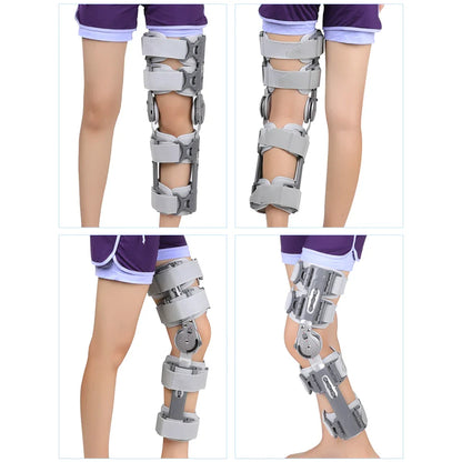Genouillère à charnière Dean, genouillère post-opératoire pour la stabilisation de la récupération, blessures ACL, MCL et PCL, soutien de jambe réglable Orth4WD