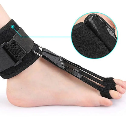 Correcteur d'orteils réglable, orthèses fixées et réglables, correcteur de Valgus d'orteil bouclé, attelle d'orteil respirante avec boucle en métal