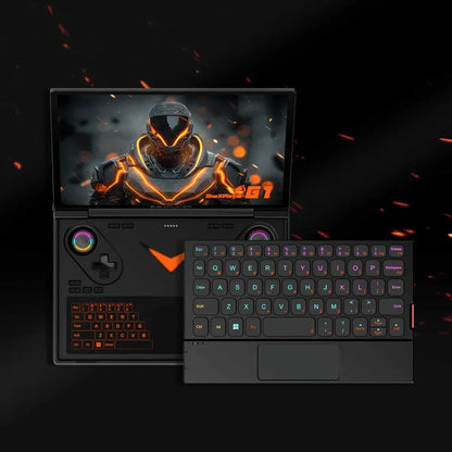 OneXPlayer G1 Gaming Laptop AMD Ryzen AI 9 HX 370 & Intel Core Ultra 7 255H Portable 8.8 Inch 144Hz Dual-Mode Keyboard Computer