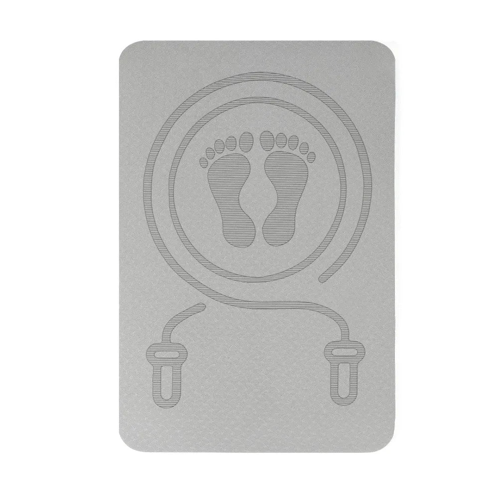Fitness Carpet Anti-noise Jump Rope Mat Cushioning TPE Yoga Fitness Mats Thickening Waterproof Skipping Mat Yoga