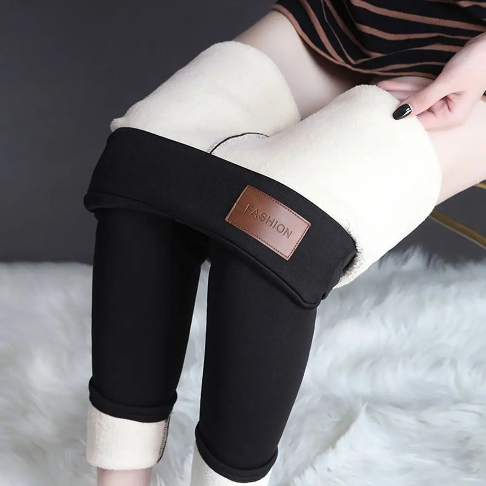 Push Up taille haute longueur cheville chaud doublé polaire thermique laine d'agneau pantalon hanche levage pantalon Fitness Leggings femmes Leggings