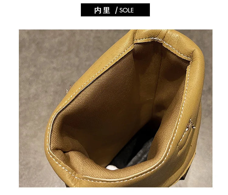 Versatile Western Cowboy Boots Summer Coarse Heel Embroidered Sleeve Knight Boots Mid Barrel Square Head Horseshoe Large
