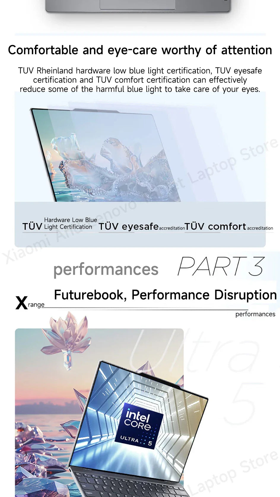 PC portable Lenovo Thinkbook X 2024 AI 13,5" 2,8K 120Hz Intel Core Ultra 5 125H/Ultra 9 185H 16G/32GB RAM 8400MHz PCIE4.0