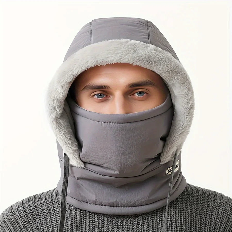 Chapeau chaud d'hiver pour hommes et femmes, Protection des oreilles de cyclisme d'automne et d'hiver avec velours épais pour la Protection contre le froid