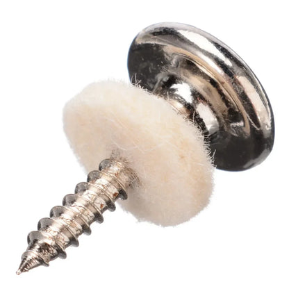 Serrures de sangle de guitare en cuivre chromé, 2 pièces, têtes de champignons, basse, broches, boutons de boucle de ceinture, argent/noir/argent, nouveau