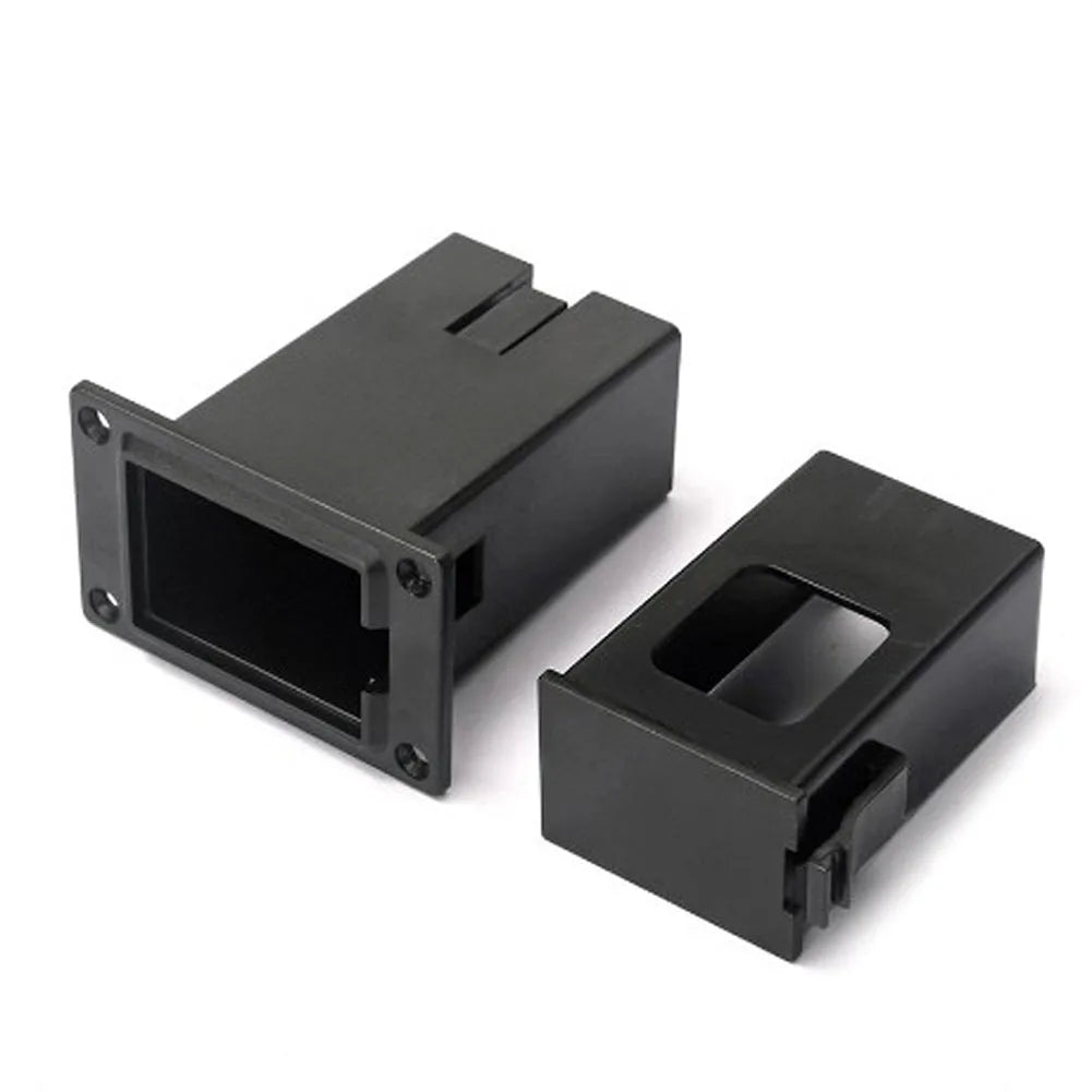 Boîtier de batterie de remplacement 9V pour micro de guitare acoustique et basse, support en plastique robuste, accessoire idéal pour les musiciens
