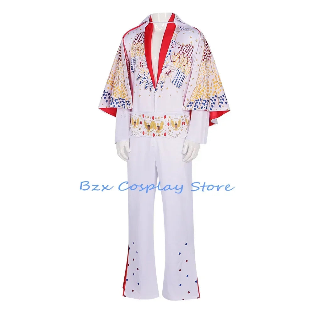 Costume de cosplay Le Roi pour homme, uniforme de rocker, tenue de carnaval, d'Halloween