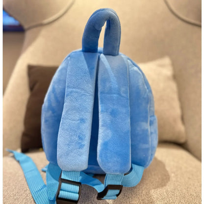 Cute Bluey Family Cartoon Plush Backpack - Children'S Schoolbag, For Kindergarten And Travel, Fun Snack Bag, Great Kids' Gift