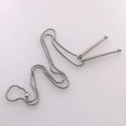Tambour collier baguettes Punk bijoux Punk baguettes pendentif collier Cool tambour bâton collier pour femmes hommes tambour bâton