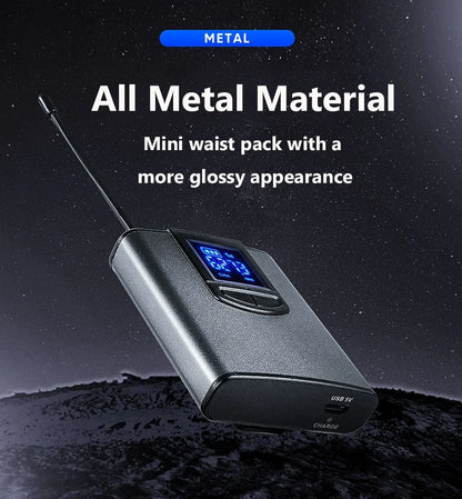 UHF Speech Wireless Microphone Lapel Headset Mini Portable Receiver Transmitter Professional Public Speaking Plug And Play