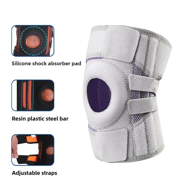 1PC genouillère orthopédique genouillère soutien douleur articulaire Relif rotule protecteur réglable Sport genouillère garde ménisque Ligament