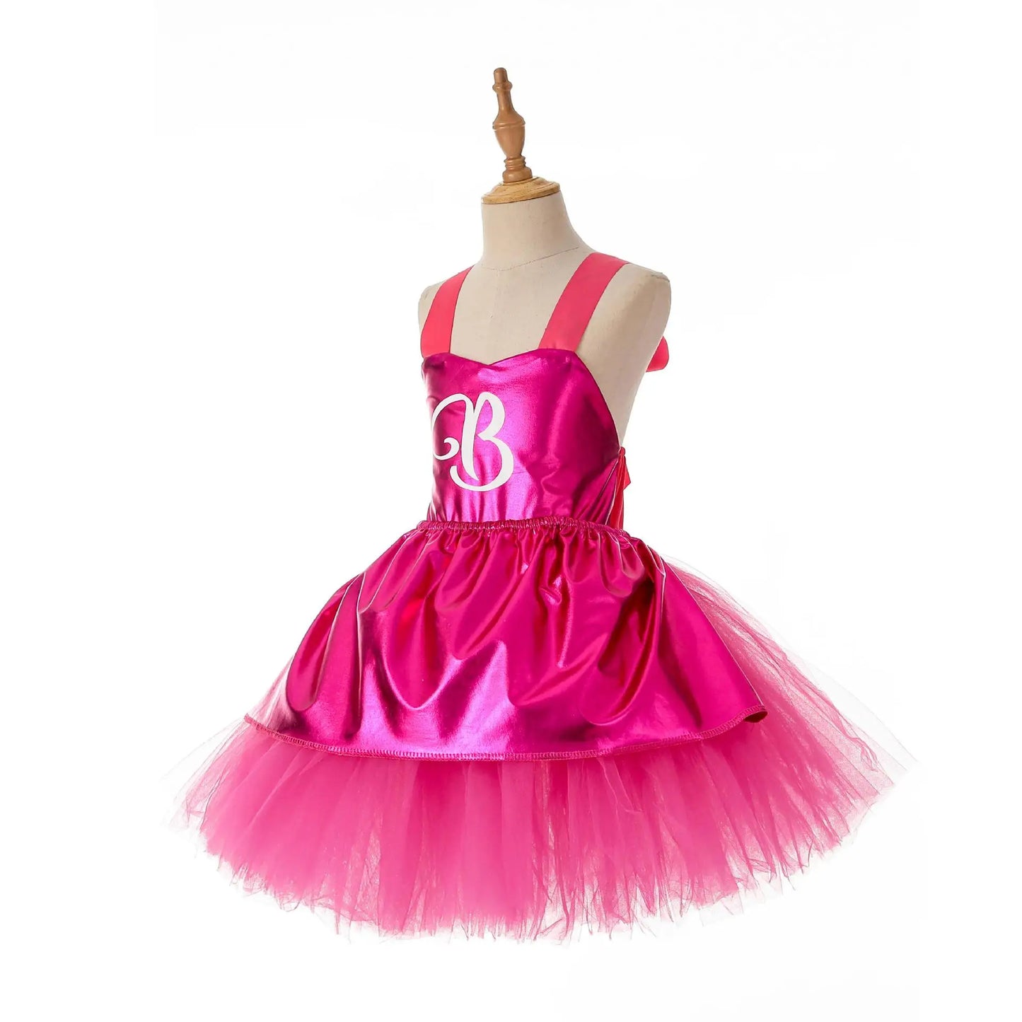 Costume de Cosplay pour filles Robe de soubrette Tutu pour filles Robe d'été à bretelles pour enfants pour Halloween Noël Anniversaire