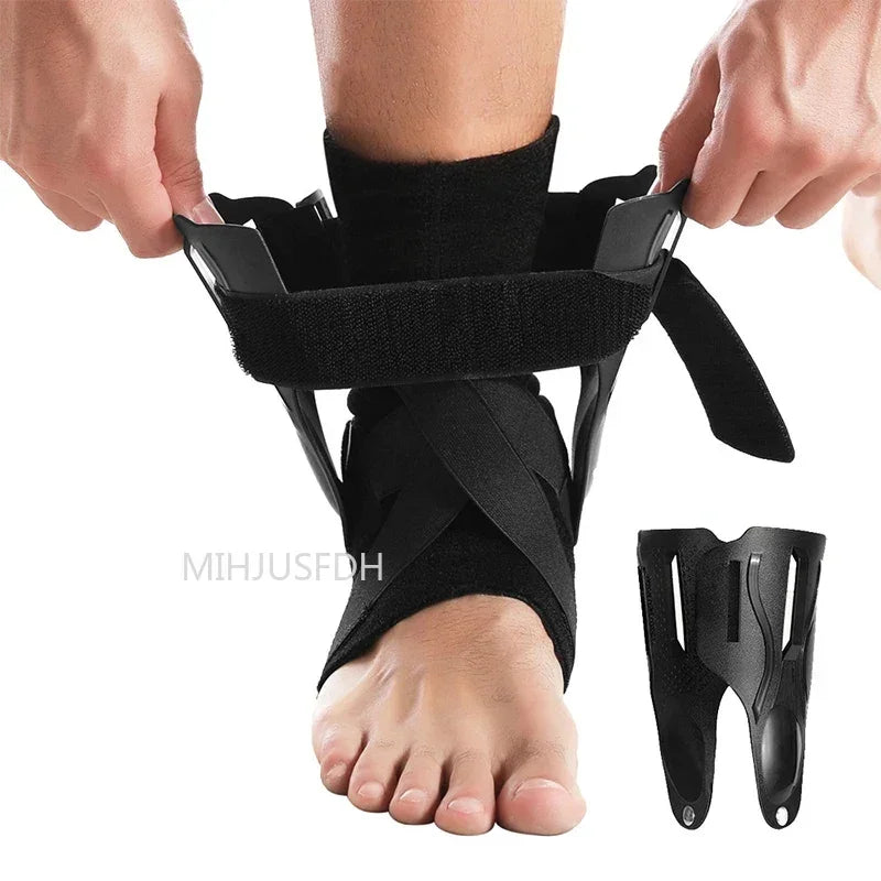 Attelle de cheville pour entorse, Support de cheville avec stabilisateurs latéraux pour hommes et femmes, attelle de cheville, stabilisateur de récupération, tendinite