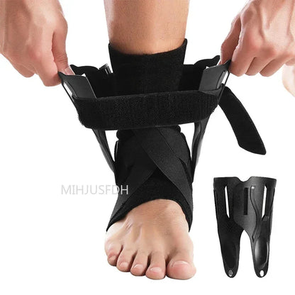 Attelle de cheville pour entorse, Support de cheville avec stabilisateurs latéraux pour hommes et femmes, attelle de cheville, stabilisateur de récupération, tendinite