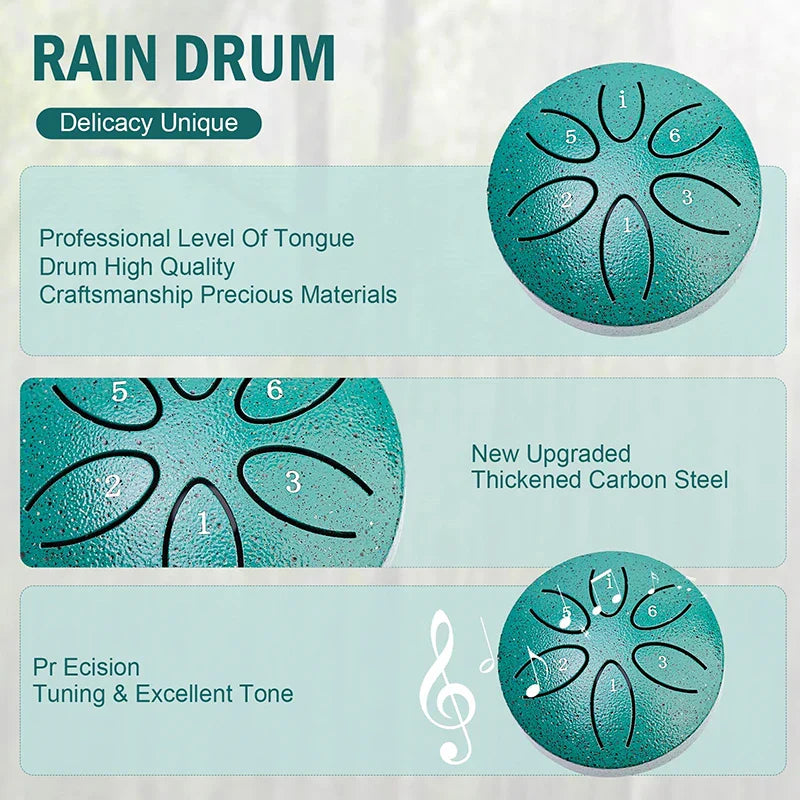 Tambour de pluie tambour de pluie extérieur quand la pluie tambour de pluie jardin extérieur tambour de Chakra tambour de Chakra pluie extérieure 6 notes