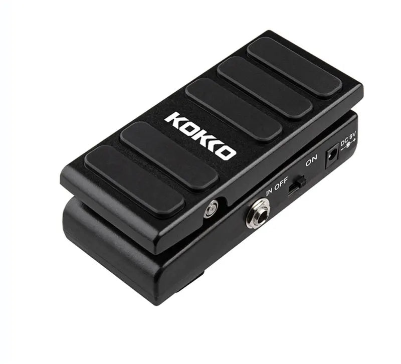 KOKKO Pédale d'effet guitare électrique Wah Volume 2 en 1 Contrôles au pied 2 modes Pédale multi-effets combo Pièces de guitare