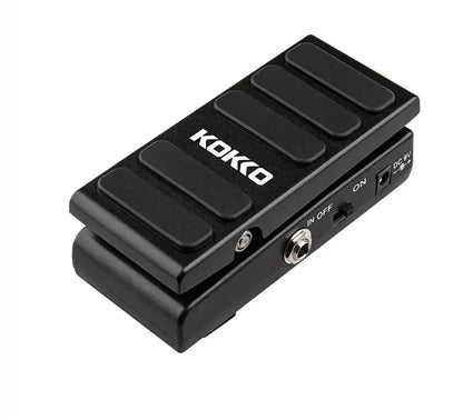 KOKKO Pédale d'effet guitare électrique Wah Volume 2 en 1 Contrôles au pied 2 modes Pédale multi-effets combo Pièces de guitare