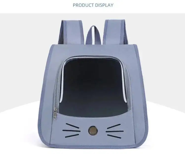 Sac à dos de transport pour animaux de compagnie, grand sac à dos pour chat, Transparent, respirant, Portable, pour chats et chiens, sac à bandoulière de transport