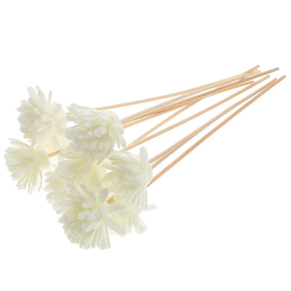 10pcs Aroma Diffuser Rattan Sticks Chrysanthemum Essential Oil Home Decor Diffuser Sticks Eco Friendly Scent Booster