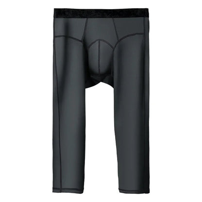 Leggings pour hommes pour l'automne et l'hiver : pantalons fins, serrés en polaire, sous-vêtements surdimensionnés et chauds