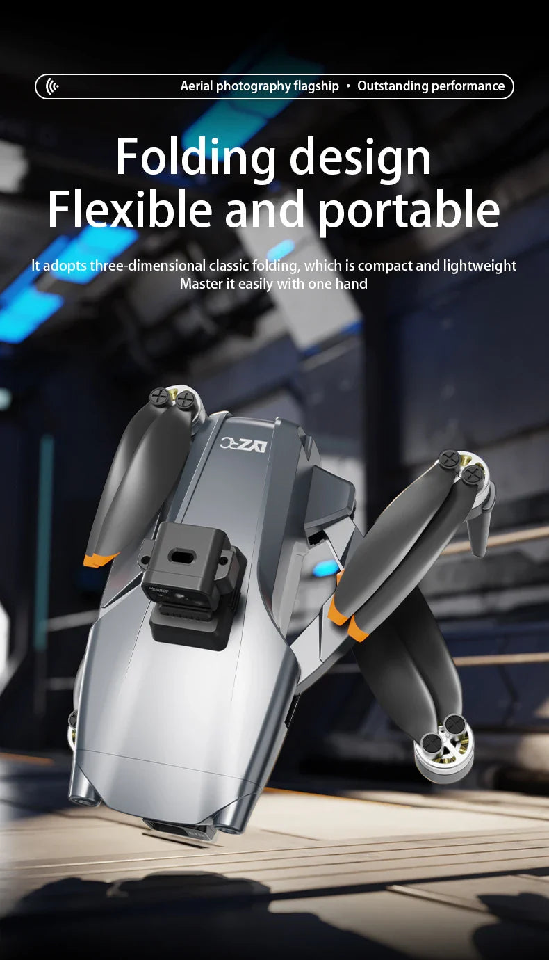 Drone professionnel L600-1 Pro MAX 4K avec caméra HD, GPS à cardan 3 axes, 360 °   Jouets pour évitement d'obstacles 5G WIFI RC Quadcopter