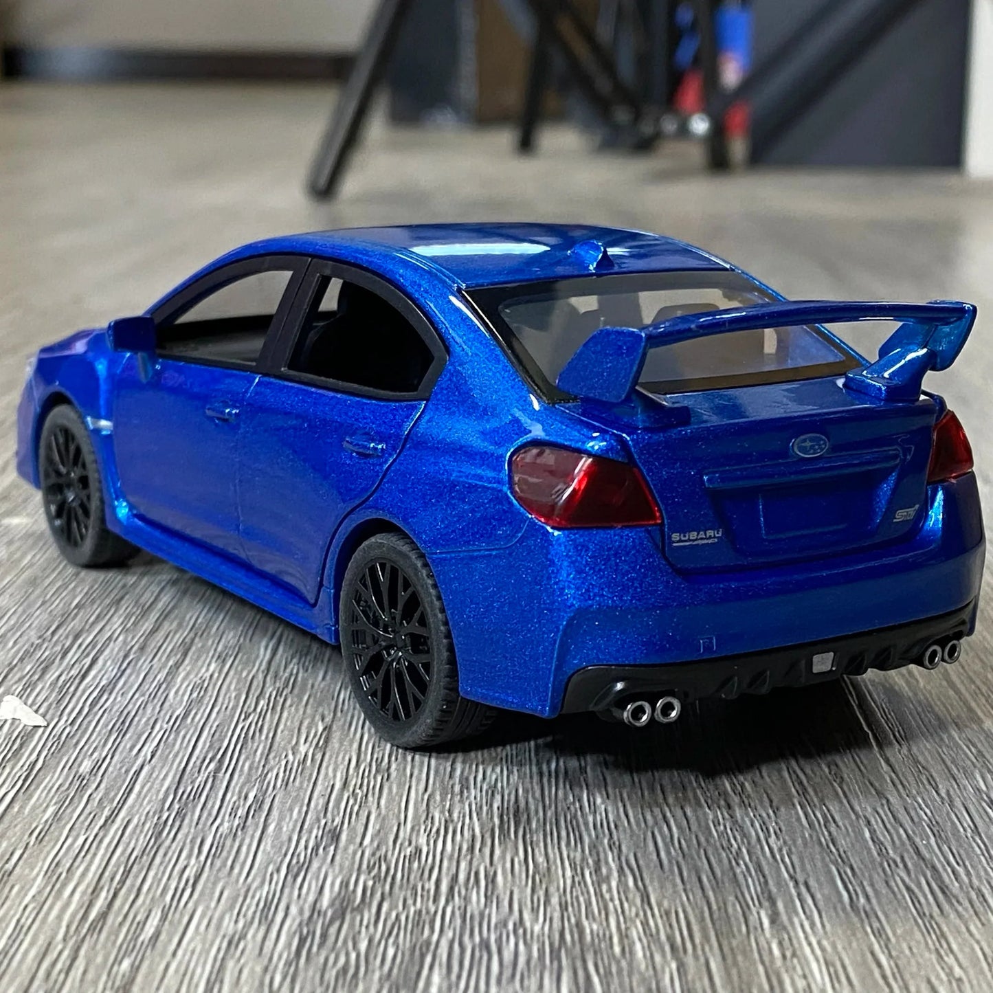 1:30 Subaru Impreza WRX STI 2020 supercar alliage moulé sous pression modèle accessoires de voiture ornements intérieurs de voiture saint valentin pour ami