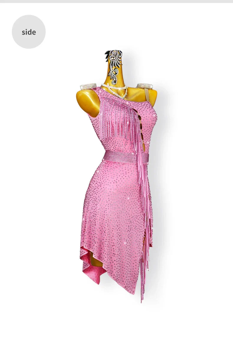 Robes de soirée pour femmes, vêtements de danse latine, Costume de danse Sexy, jupe de bal, Costume de sport sur scène pour filles, nouvelle collection 2026