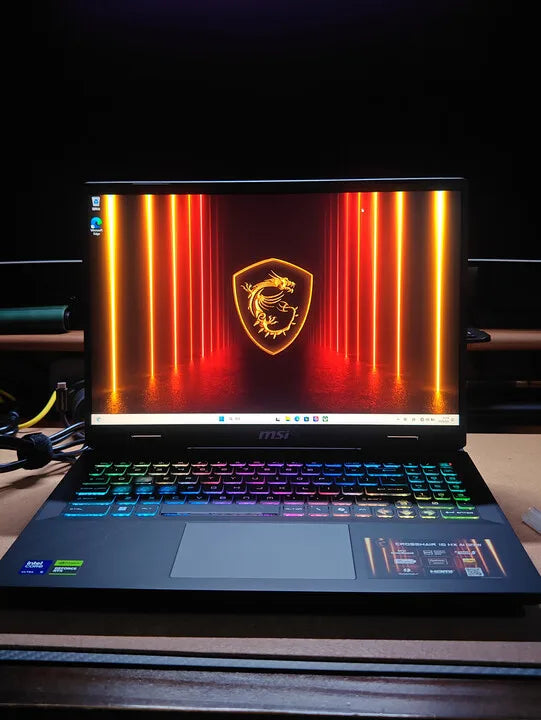 2025 MSI Crosshair 16 HX AI Gaming Laptop 16 Inch QHD 2.5K 240Hz IPS Screen Netbook Intel Ultra 9-275HX 32GB 2T RTX5060 Notebook
