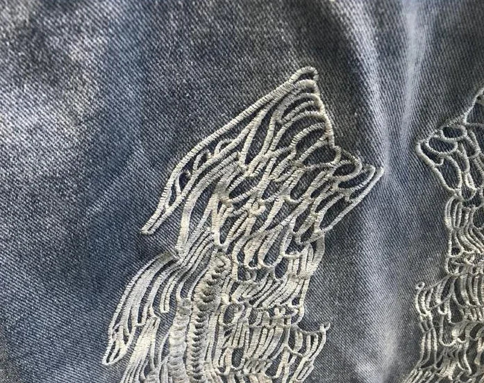 Manteau de cowboy pour hommes, vestes en jean amples et déchirées pour hommes, vêtements d'automne en tissu, livraison rapide, nouveau produit élégant à prix abordable