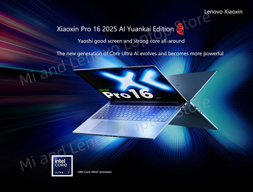 Lenovo Xiaoxin Pro16 2025 Ultra7 255H 16inch 32GB 1TB 2.8K 120Hz Grey