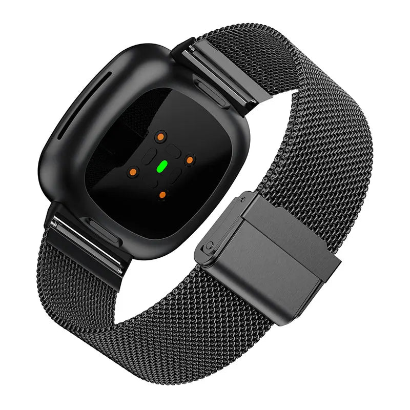 Milan Stainless Steel Watch Strap For Fitbit Sense Versa 4 3 Wristband Bracelet Metal SmartWatch Band Fitbit Versa4 Versa3