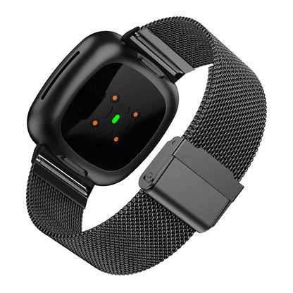 Milan Stainless Steel Watch Strap For Fitbit Sense Versa 4 3 Wristband Bracelet Metal SmartWatch Band Fitbit Versa4 Versa3
