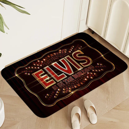 Tapis de chambre Elvis lavable antidérapant, tapis de cuisine, salon, salle de bain, paillasson d'entrée, tapis de couloir