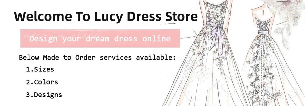 Lucy Customized Gala Dress Elegant Women's Dresses Wedding Party Dress Ball Gowns Evening Gown Robes De Cocktail Dresses gala