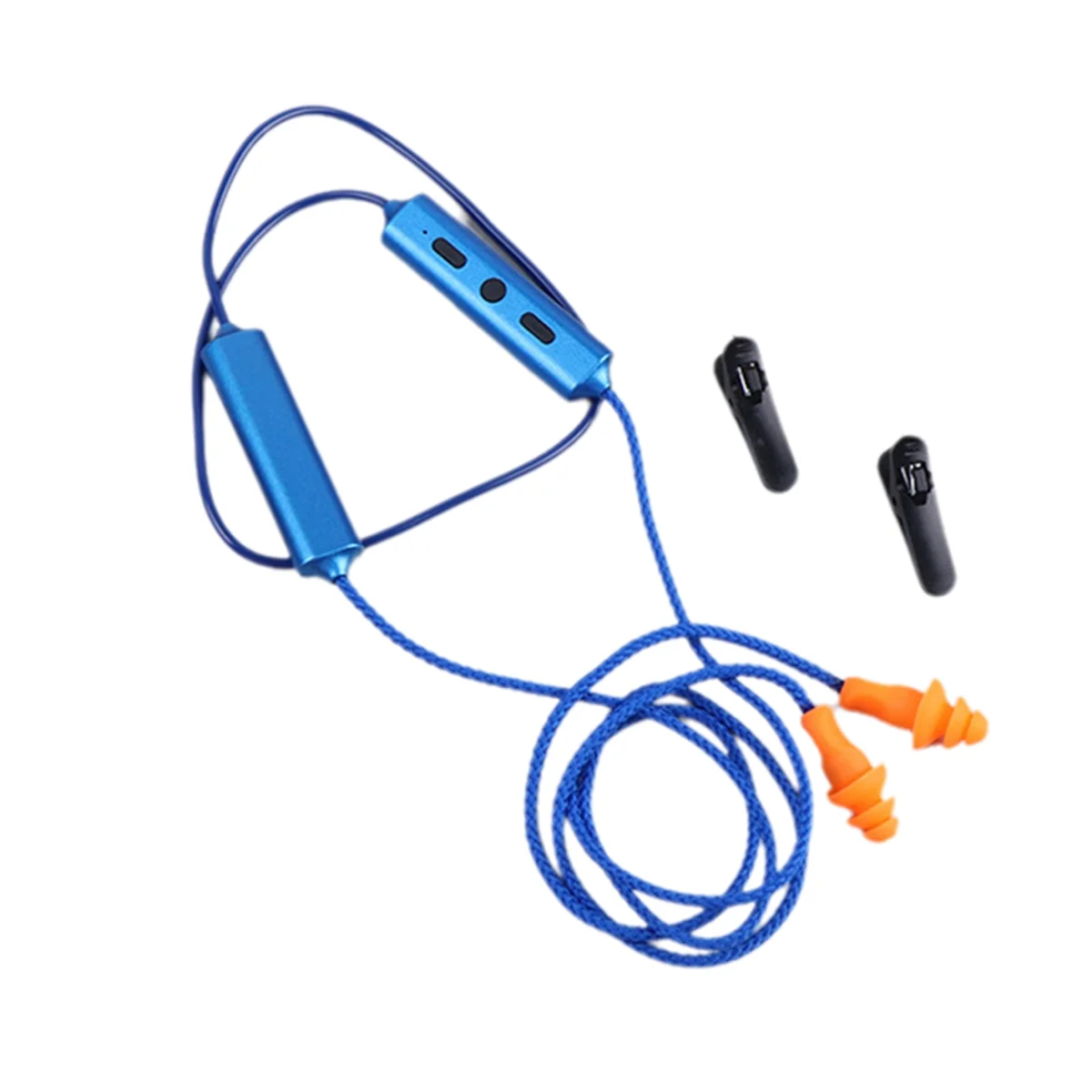 Bouchons d'oreille écouteurs Bluetooth pour le travail, suppression du bruit, protection auditive, sites de construction, lieux bruyants bleu A005