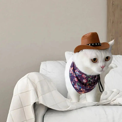Cute hat、1pc Outdoor Adjustable Pet Dog Hat Summer Pet Accessories Dogs Cat Caps Photo Prop Dog Cat Cowboy Hats