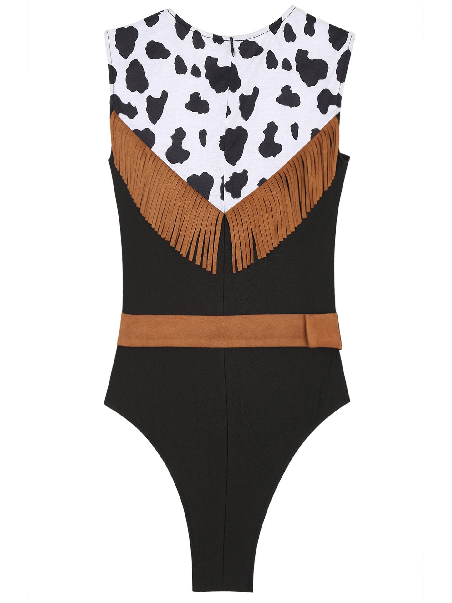 Grenouillère de cow-girl pionnière pour femmes, avec ceinture de taille en daim, costume de cow-boy pour fête d'Halloween, cosplay pour adultes, combinaison de discothèque