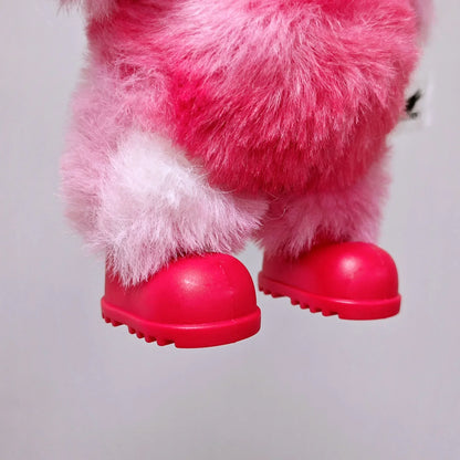 Labubu Doll Shoes For 15-17cm Ropa 3.0 Labubu V1 V2 V3 Rain Boots Colorful Beach Shoes Sitting Party Accessories