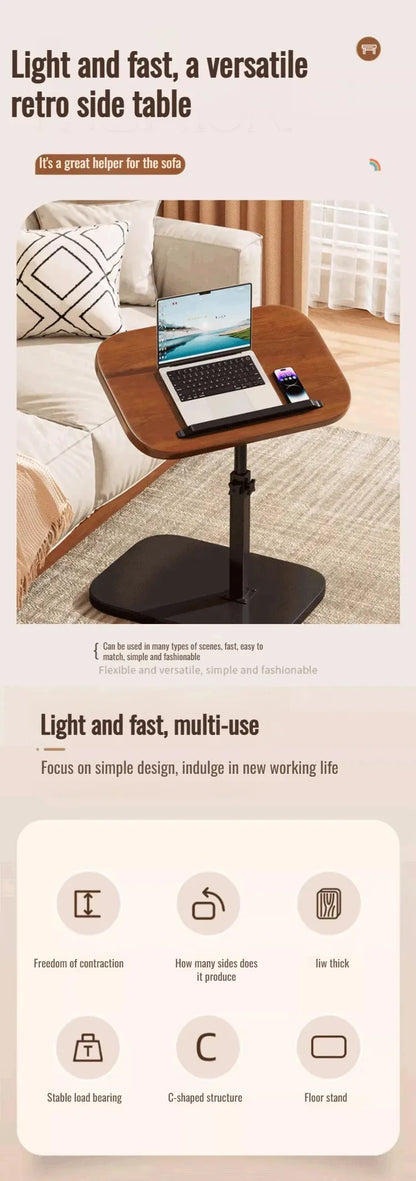 Dortoir Table de chevet ménage pliable Mobile ascenseur ordinateur bureau Portable salon table d'appoint chambre paresseux ordinateur Portable bureau