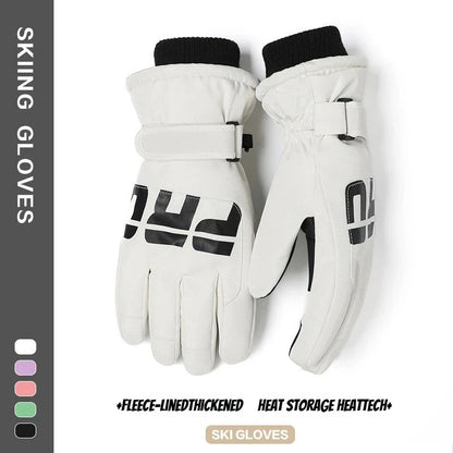 Gants de cyclisme d'hiver, antidérapants, au toucher, pour Ski, accessoires de Snowboard, poche étanche, chauds pour hommes et femmes
