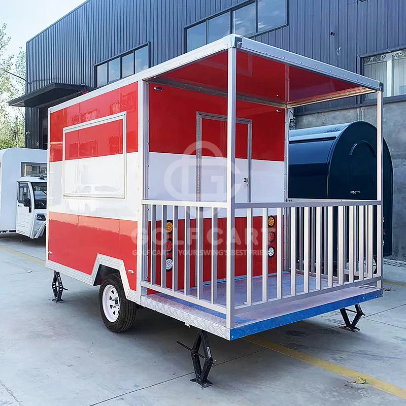 Custom Size Design Mobile Kitchen Food Truck Concession Trailer USA Street Food Truck Pizza Fast Food Trailer