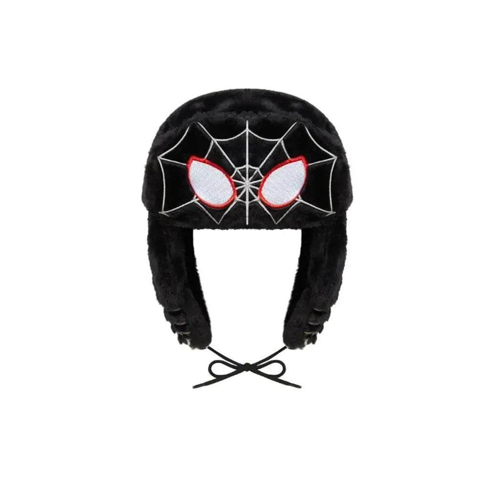 New Winter New Kuromi Spider Man Stitch Violent Bear Cartoon Hat Popular Man Women Cute Warm Ears Protection Hat New Year Gifts