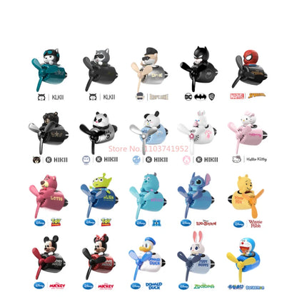 In Stock Characters Stitch Car Mounted Aromatherapy Air Outlet Decoration Interior Decoration Cartoon Decor Auto Toy Kawaii Gift
